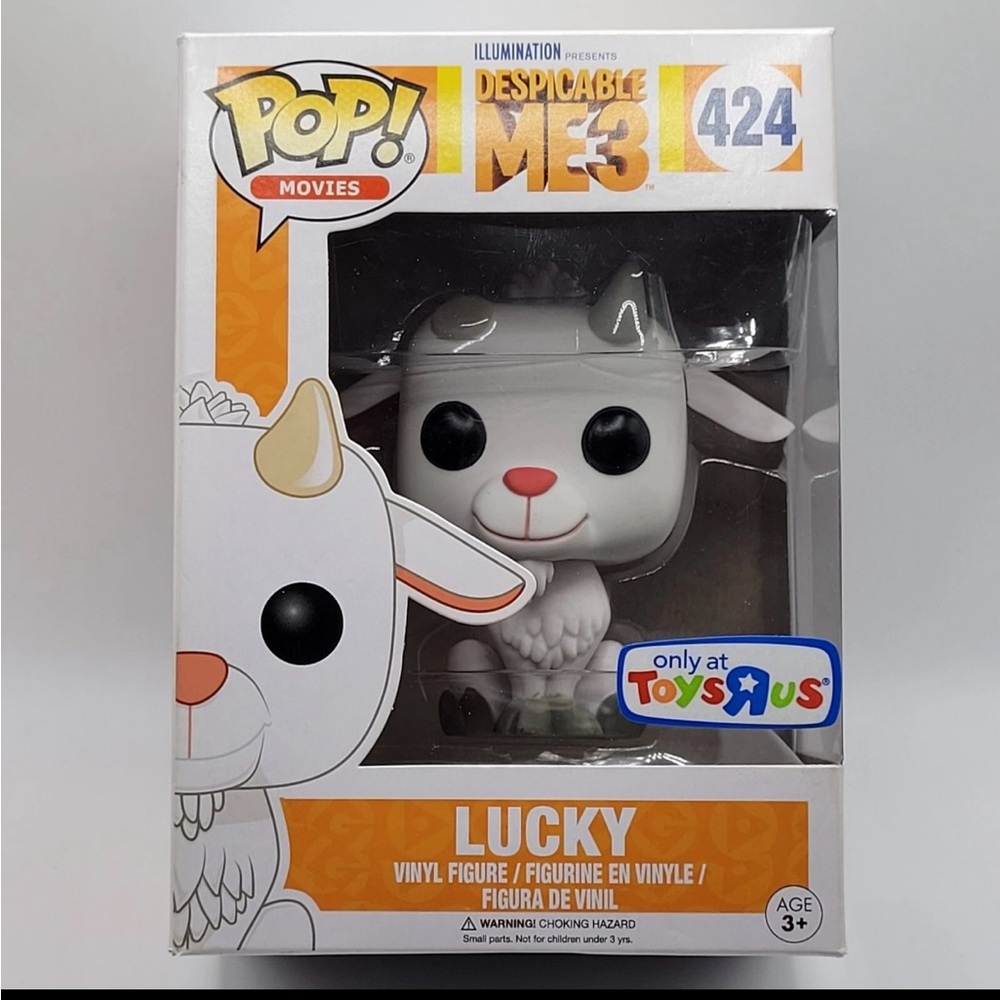FUNKO POP! Lucky #424 Despicable Me 3 Illumination Movie Vinyl Figure Boxed